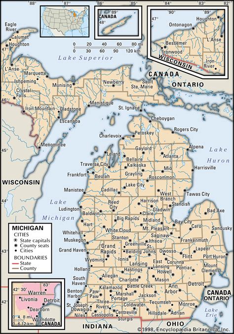 largest cities in michigan by population|Michigan (USA): State, Major Cities, Places & Townships.